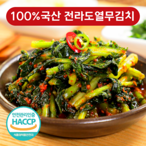 [함평명가] 당일제조 100% 국산 전라도 열무김치, 1개, 5kg