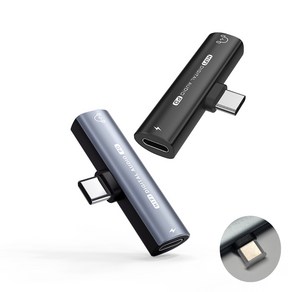 [보호캡] 로켓 2in1 고속충전 듀얼 젠더 C핀 USB C Type otg PD 3.5mm 이어폰 헤드폰 키보드 마우스 어뎁터 분배기 아이폰 갤럭시 AUX Y잭 오디오 HIFi, AF01(T-Ba형-3.5Aux), 1개, 블랙