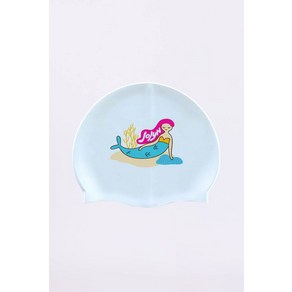 졸린 실리콘 수모 수영모자 사이렌 인어 Jolyn Silicone Swim Cap - Siena, 1SZ, 1개