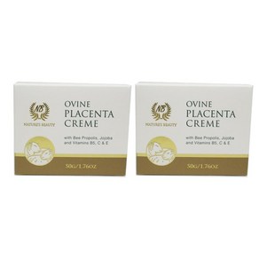 네이처스뷰티 오빈 플라센타 양태반 크림 50g 2개 (뉴질랜드) Nature's Beauty Ovine Placenta Creme