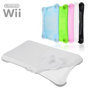 닌텐도 위 Wii FIT 밸런스보드 발판 고무 젤리 실리콘 케이스 커버, 핑크, 1개