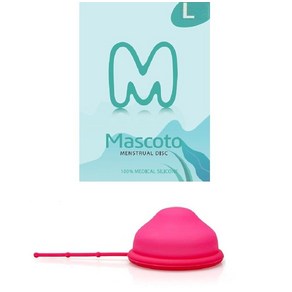 Mascoto TM New Generation Menstrual disc with Silicone String Flat-fit Cup Medical-Grade Silicone