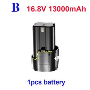 100 새로운 16.8V.13000mAh. 도구. 전기. 배터리 충전식 드릴 스크루 드라이버. 무선. 전기 드릴., 1개