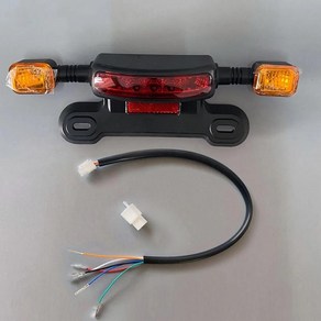 전기 자동차 후미등 LED 브레이크 주행등 방향 지시등 미등 자전거 액세서리 12 V 48 60V, 2. 48 60V, 1개