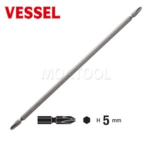 VESSEL 육각5mm 베셀BSG36 2*300mm 십자 양용비트 빗트 1개씩 개별