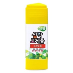 문방산업사 조은풀 삼각 고체 딱풀, 12g, 5개