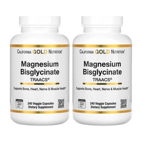 CGN 킬레이트 마그네슘 고흡수 Chelated Magnesium 100mg 240정 x2개입, 2개