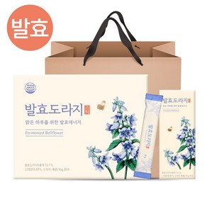 발효 도라지 스틱 10g 30포 흑 도라지청 진액 스틱 선물세트, 30개, 10ml