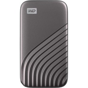 Westen Digital 4TB My Passpot SSD 외장 휴대용 솔리드 스테이트 드라이브 회색 최대 1050MBs USB 3.2 Gen2 및 USBC 호환이전 시스, 1개