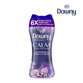 [Downy] 다우니 데오도라이저 인퓨전 라벤더 & 바닐라 161g 1개 아로마쥬얼 향기 부스터 퍼퓸쥬얼 알갱이 Downy In-Wash Scented Booste Beads