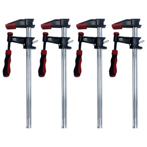 모칸도 F형 클램프 L형 24인치 600mm 목공용, 일반형, 4개