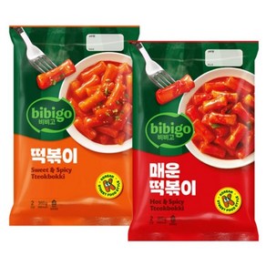 (실온보관) 비비고 떡볶이 360g 2종 (떡볶이 매운떡볶이)