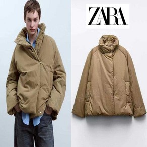 ZARA 가을 겨울 루즈핏 코튼 재킷 점퍼