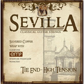 Evely - Sevilla Classic Guita Stings / Tie End-High Tension (8450), Evely Sevilla Classic Guita Stings, *