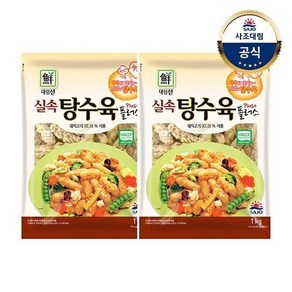 사조대림 [대림냉동] 실속탕수육플러스 1 000g x2개