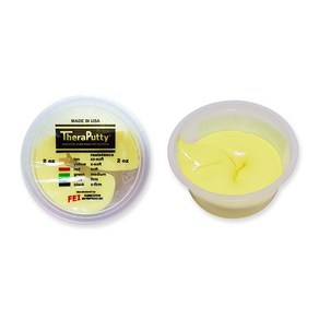 테라 퍼티 퓨티 손가락재활운동 손 손감각재활 감각치료, Yellow(2oz), 1개