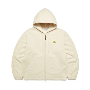 마크곤잘레스 ANGEL WAPPEN FLEECE HOOD ZIP-UP JACKET - IVORY Z243UZH050012 563108