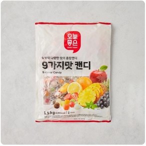 오늘좋은 9가지맛 캔디 1500g, 3개, 1.5kg