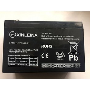 자동차 호환 XINLEINA 오토바이배터리 7AH 12V 전동차 배터리, 1 풀리버 6V500MA 램프 순동 충전기, 1개