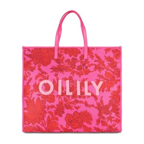 오일릴리 가방 Oilily Big squae shoppe pink 빅 스퀘어 쇼퍼 핑크