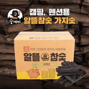숯깨비 펜션 캠핑 바베큐숯 봉지숯 맹그로브숯 [알뜰참숯 통포장 16kg], 1개, 16kg