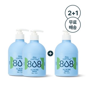 아토808 유아용 떼르말 올인원 워시, 300ml, 3개