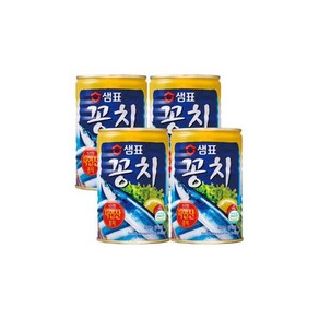 샘표 꽁치 원터치 400g 4개 학원 학교 야유회 사무실 탕비실 간식 집 회사 휴게실