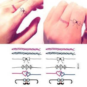 손가락 반지 타투스티커 HC-31