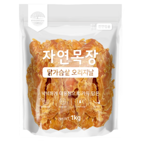 펫시밀 자연목장 대용량 오리가슴살 트위스트 가성비 강아지간식, 1개, 1kg, 닭가슴살