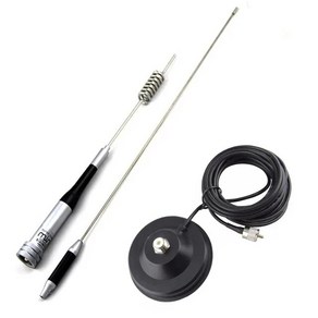 다이아몬드 안테나 SG-m507 듀얼 밴드 모바일 라디오 UHF / VHF 144 430 MHz 햄 워키 토키, 05 115cm Magnet Set