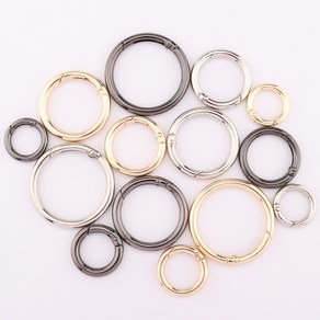 오픈형 오링 뜨개 가방 부자재 o-ring O링 가방끈 고리 내경 30mm 외경 40mm