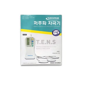 메디텍 저주파 자극기 MD-102 개인용 4패드 안마기, 1개