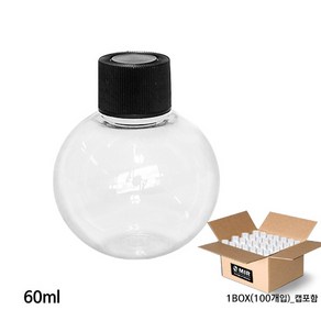 M-PET(미르코리아) 페트병_패트병 50종, 0ml, 패트병/볼60ml(100개), 100개