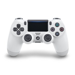 PS4 조이스틱 컨트롤러 듀얼쇼크 Dualshock 무선 블루투스 PC IOS 안드로이드용 게임패드 화이트, 1개