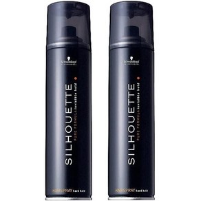 일본직발송 6. 슈워츠코프(SCHWARZKOPF) 【X2개 세트】슈와르츠코프SCHWARZKOPF 실루엣SILHOUETTE 하드 스, 295ml, 2개