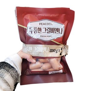 피코크 피코크 두툼한 그릴비엔나 660g, 종이박스포장, 1개