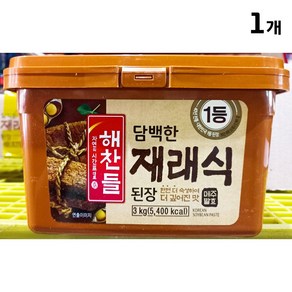 해찬들 재래된장 3kg 식당 업소 식당용 업소용 식자재, 1