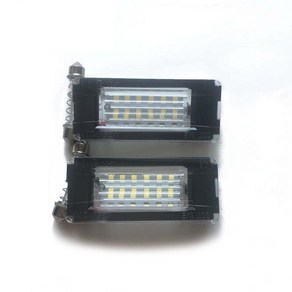 BMW 2006-2014와 호환되는 LED 번호판 라이트 램프 전구 전구 선 LED 2 세대 미니 쿠퍼 R56 R57 2PCS, 2개