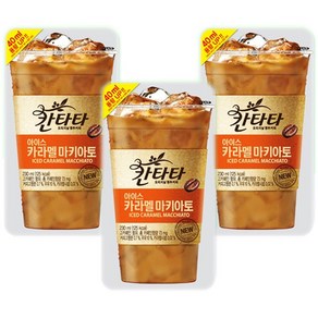 칸타타 아이스 카라멜마키아토 파우치, 230ml, 20개