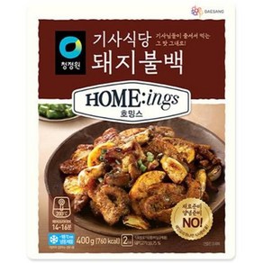 정원이샵 엄마손맛 청정원 호밍스 기사식당 돼지불백 400g 감칠맛 완내스 집밥 기사식당, 1개