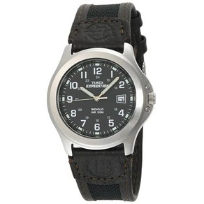 Timex 남성용 익스페디션 메탈 야전 시계 브라운/블루. 40 mm