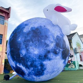 보름달풍선 대형 에어벌룬 행사장 축제 풍선 장식 할로윈 조형물 소품 야외, 3m Patu Moon