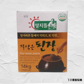 양지뜰된장 업소용된장 고깃집 대용량 14kg, 1개