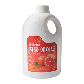 메가카페 자몽 에이드 1.85kg/1.5L, 1.85kg, 1개입, 1개