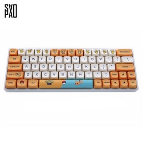 사오파오 피카츄 키캡 PBT XDA 염료승화 Pikachu (141키)