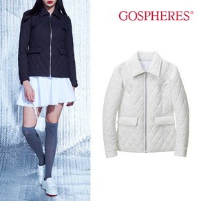 고스피어 GOSPHERES WOMAN DIAMOND QUILTED TWILL JACKET_PW2WQJ21