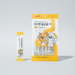 리브펫 강아지 유산균 고양이 체험용 5일 5포(10g), 5회분, 장건강/유산균, 1개