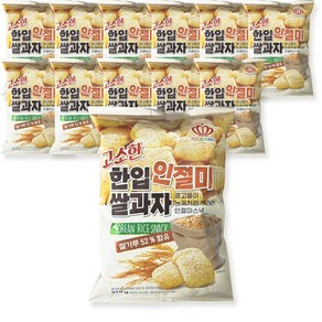 고소한 한입 인절미 쌀과자 100g 단품 아침식사대용 두부과자 세계과자점, 210g, 12개