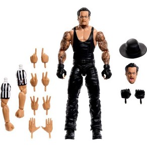 Mattel 마텔 WWE 엘리트 컬렉션 액션 피겨 서머슬램 언더테이커와 액세서리 및 심판 피규어, Undetake, UndetakeMattel Mattel, 1개