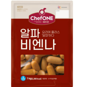 쉐프원 알파 비엔나 1kg, 1개